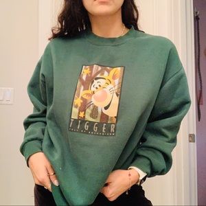 Disney Tigger Sweatshirt Green
